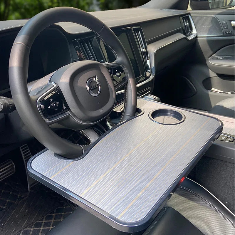 Table Board for Car, Car Steering Wheel Dining Table.